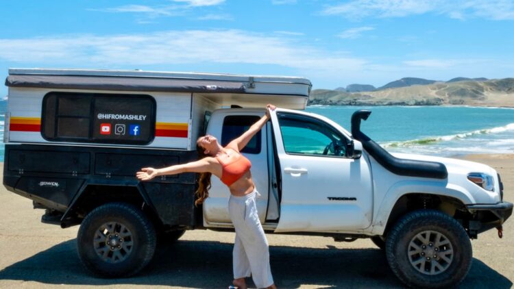 Goodbye to routine and office work - she sold her house and now tours America alone in a totally transformed van 1 Goodbye to routine and office work - she sold her house and now tours America alone in a totally transformed van
