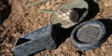 Archaeologists in Iran unearth the tomb of an elite young woman from 3,000 years ago with gold jewelry and a mysterious chest containing snakes and scorpions