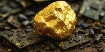 Don't throw away this electronic device—it could make you rich, as it contains 450 milligrams of 22-karat gold