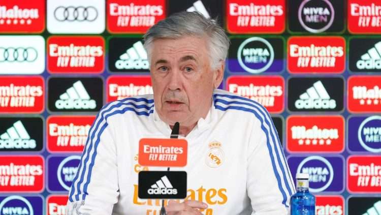 carlo ancelotti real madrid espanyol laliga santander 2021 22