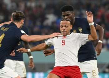 martin braithwaite dinamarca francia mundial 2022