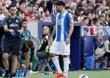 primera expulsion leandro cabrera espanyol