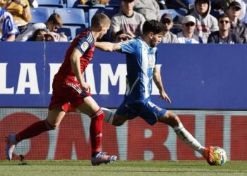 Leandro Cabrera centro del gol contra Osasuna
