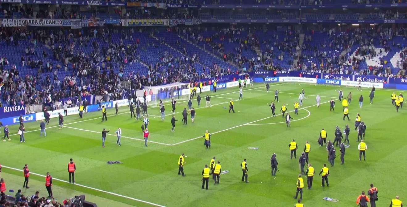 incidentres derbi espanyol fc barcelona