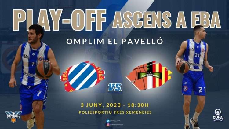 sd espanyol baloncesto masculino play off ascenso liga eba