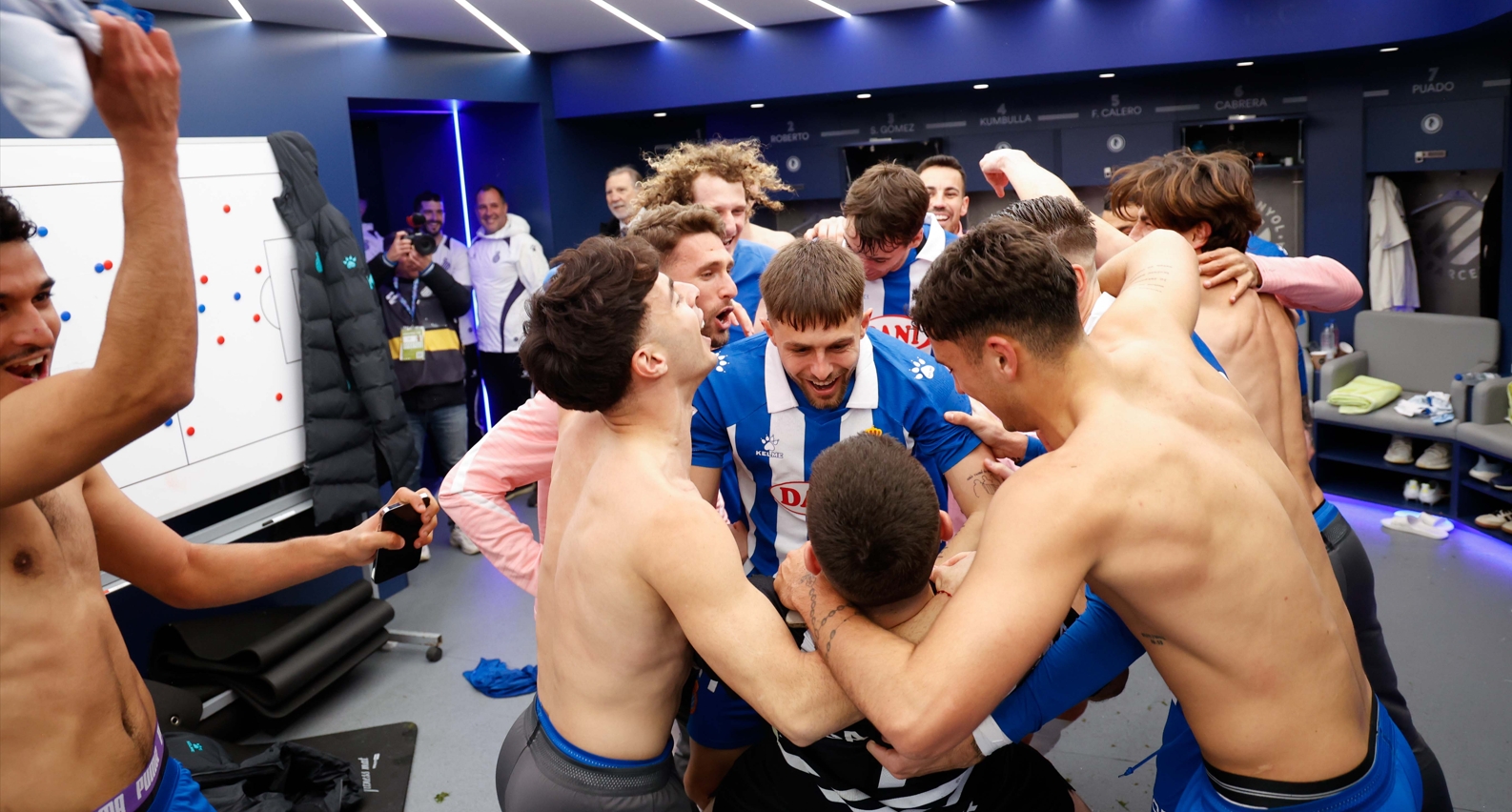 celebracion espanyol real madrid