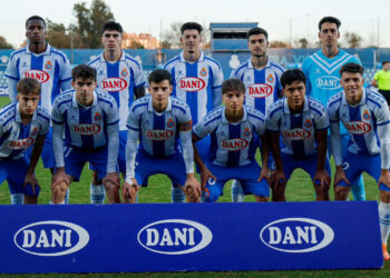 once inicial Espanyol B CD Alcoyano Segunda rfef grupo III jornada 15